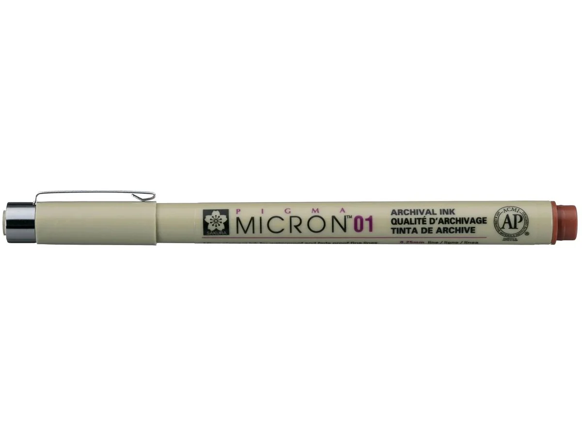 SAKURA Fineliner PIGMA MICRON 01, braun (EAN: 0084511326309)