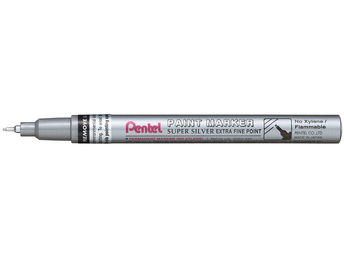 Pentel Lackmarker PAINT MARKER MFP10, silber (EAN: 0884851016898)