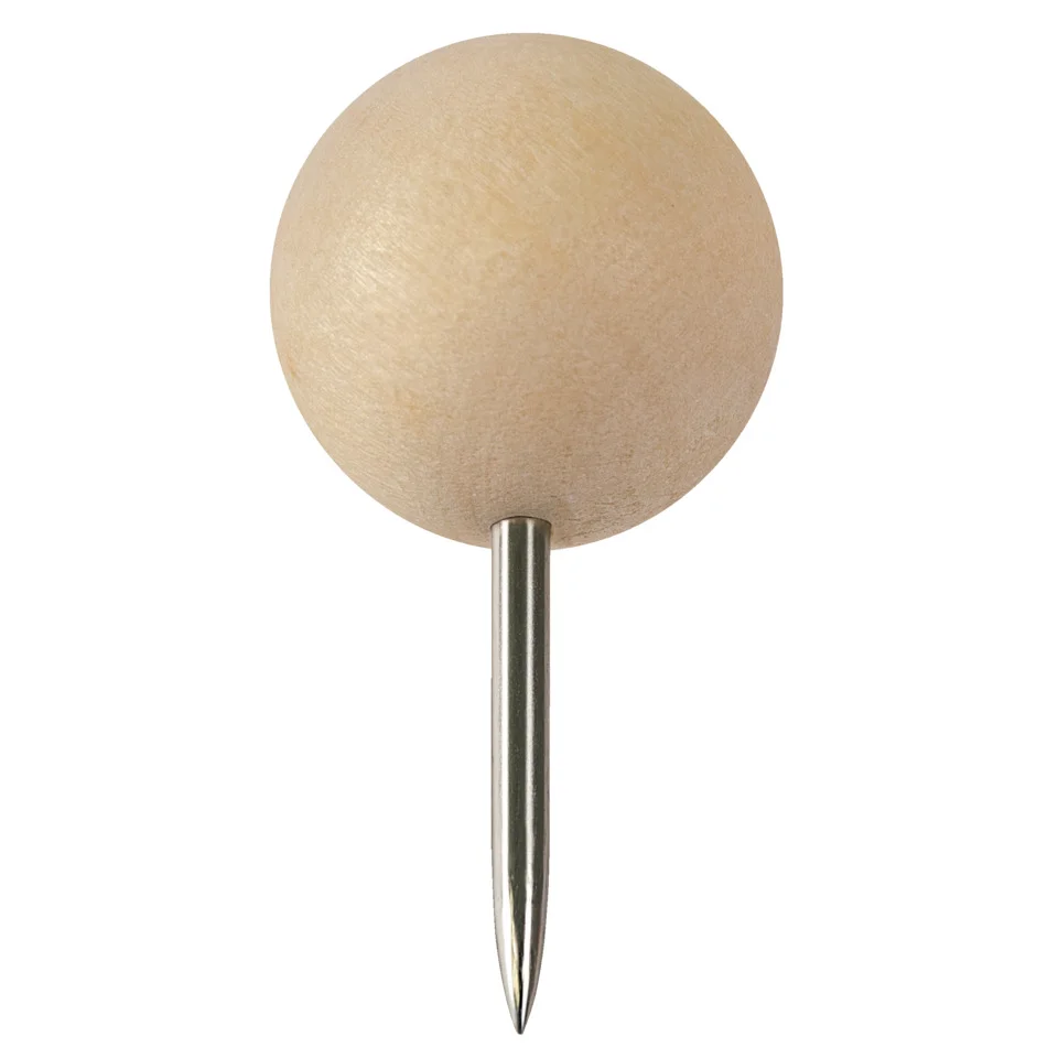 FRANKEN Holz-Pinnwand-Nadeln, rund, Inhalt: 40 Stück (EAN: 4016946010818)