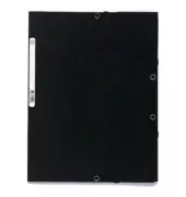 EXACOMPTA Eckspannermappe, DIN A4, Karton, schwarz (EAN: 3130630555018)