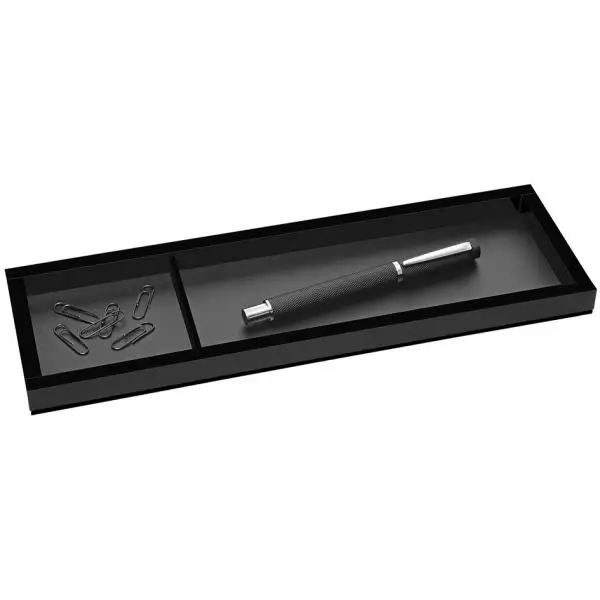 WEDO Stifteschale "black office", 2 Fächer, schwarz (EAN: 4003801861043)