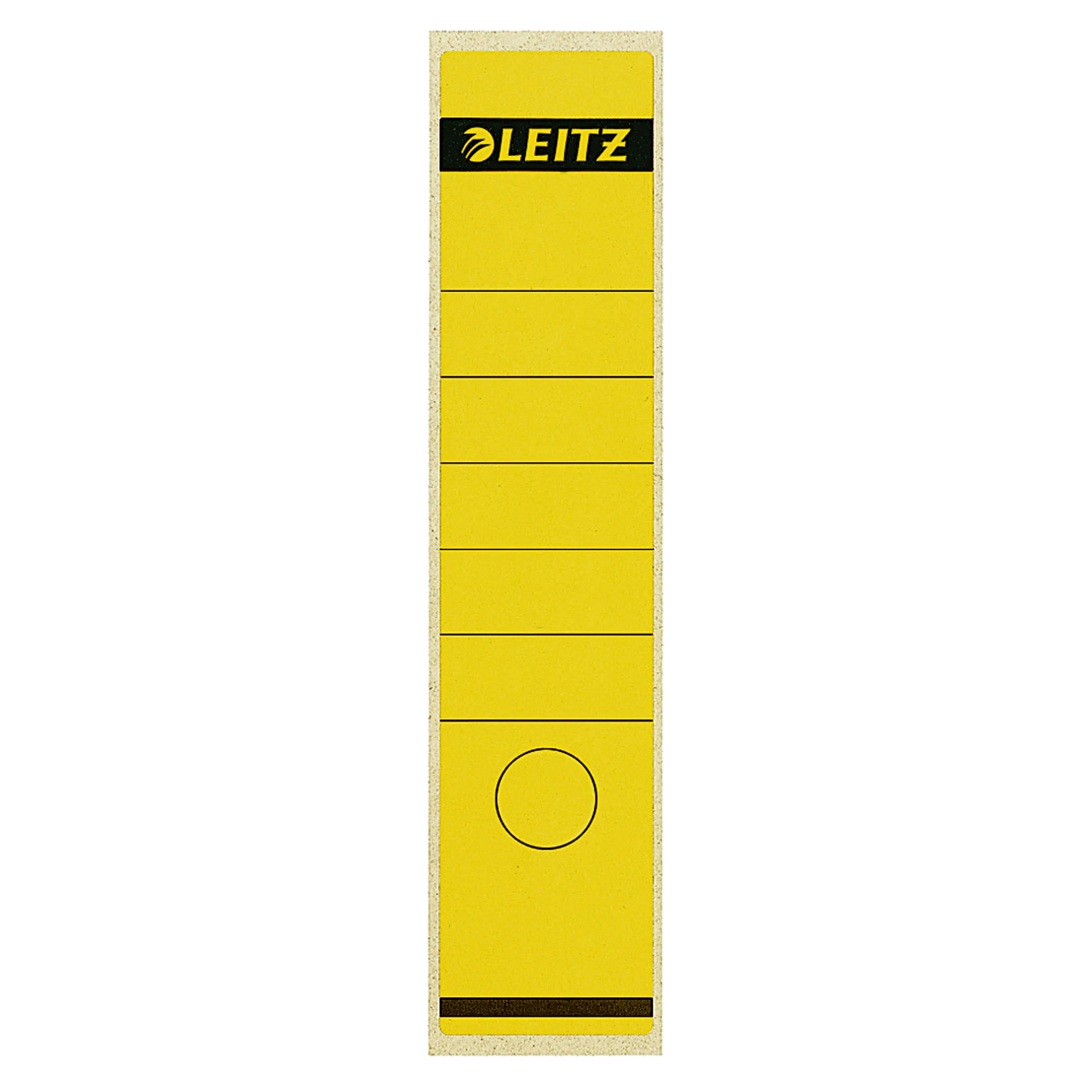 LEITZ Ordnerrücken-Etikett, 61 x 285 mm, lang, breit, gelb (EAN: 4002432302253)