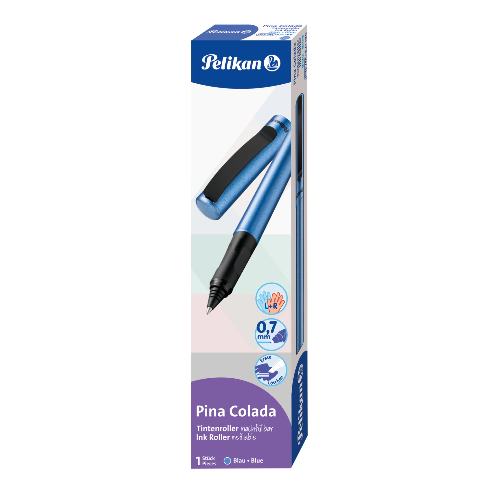 Pelikan Tintenroller Pina Colada, blau-metallic (EAN: 4012700821188)