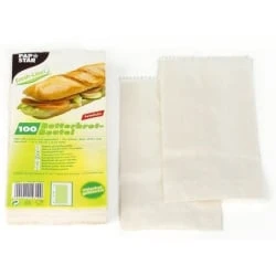 PAPSTAR Butterbrotbeutel, (B)100 x (T)30 x (H)210 mm (EAN: 4002911143100)