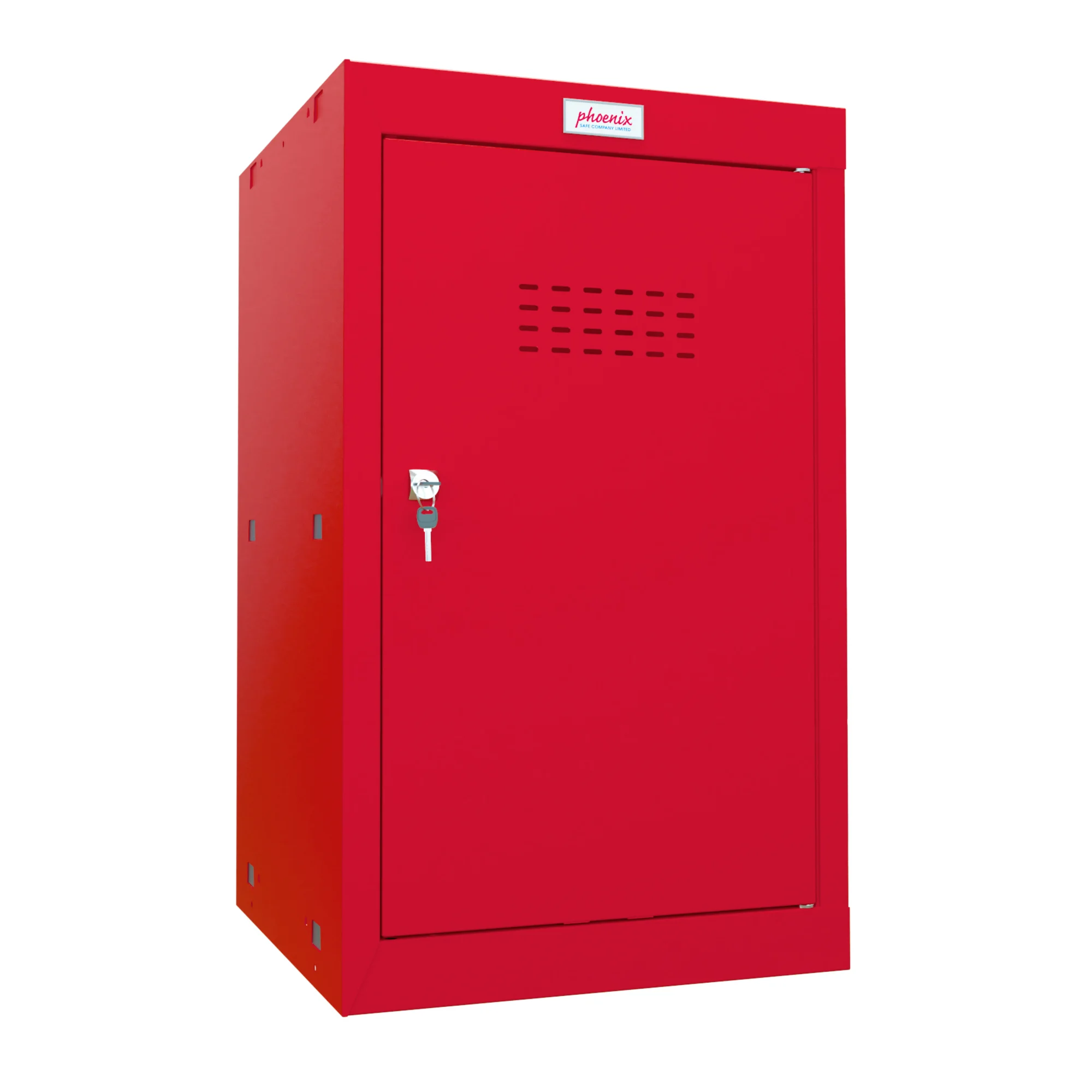 phoenix Würfel-Schließfach CL0644, Schlüsselschloss, rot (EAN: 5032548009714)