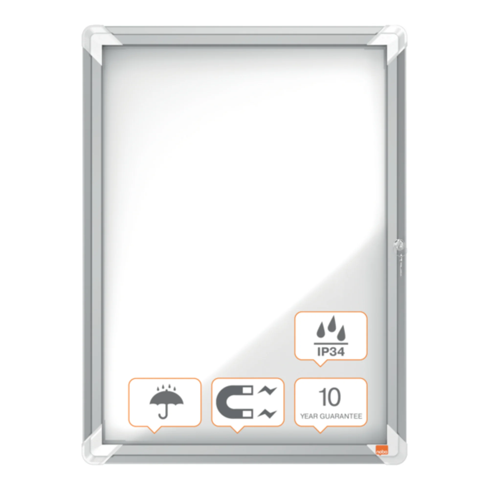 nobo Schaukasten Premium Plus, Metall-Rückwand, 4 x DIN A4 (EAN: 5028252064033)