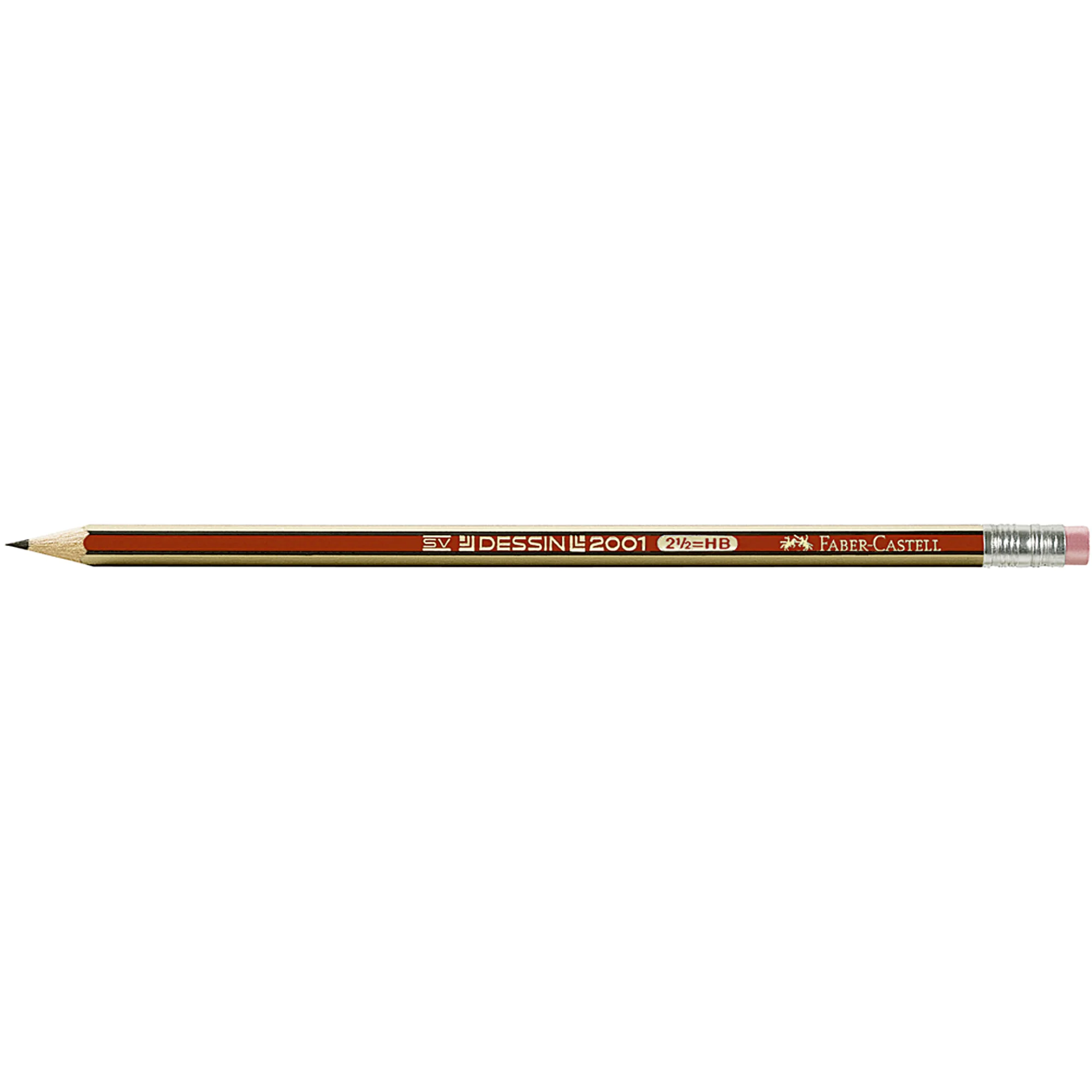 FABER-CASTELL Bleistift DESSIN 2001, Härtegrad: HB (EAN: 4005401121008)