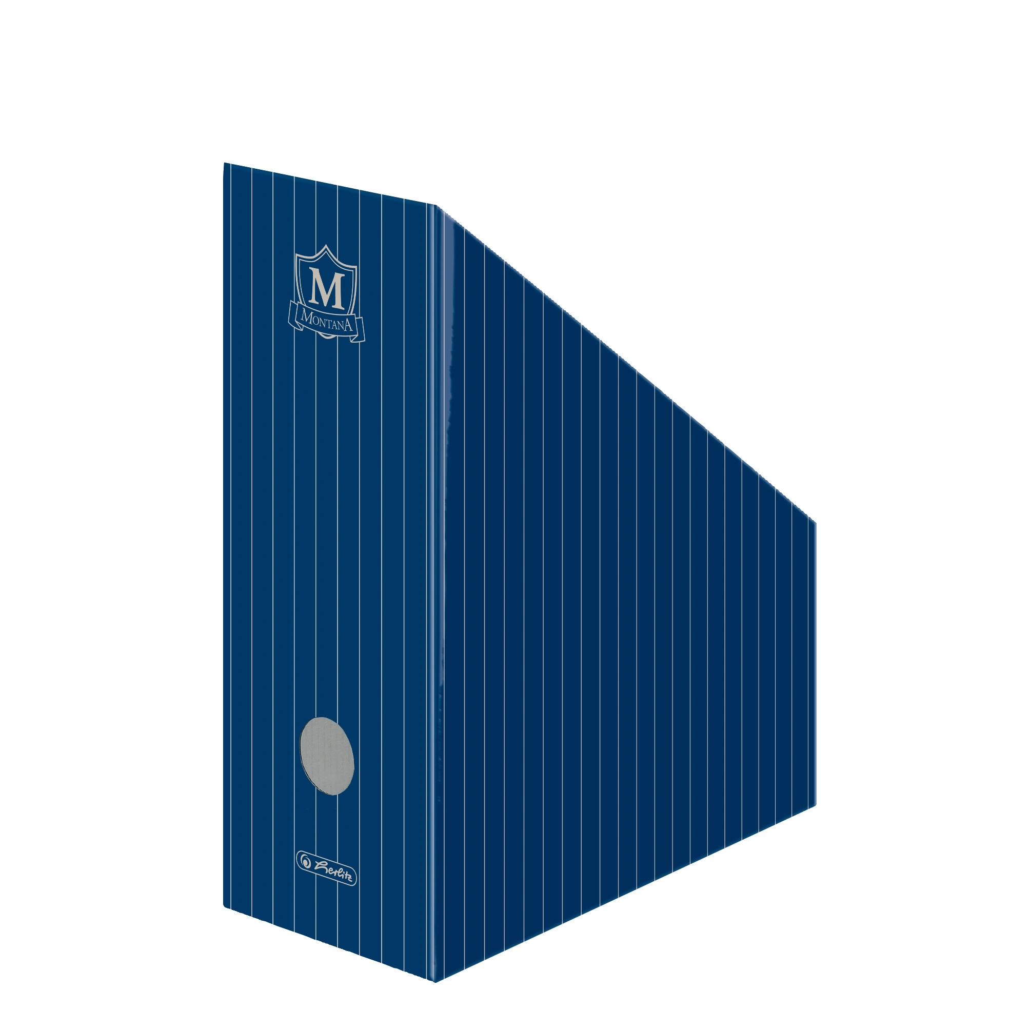 herlitz Wellpappe-Stehsammler Montana, für DIN A4, blau (EAN: 4008110084336)
