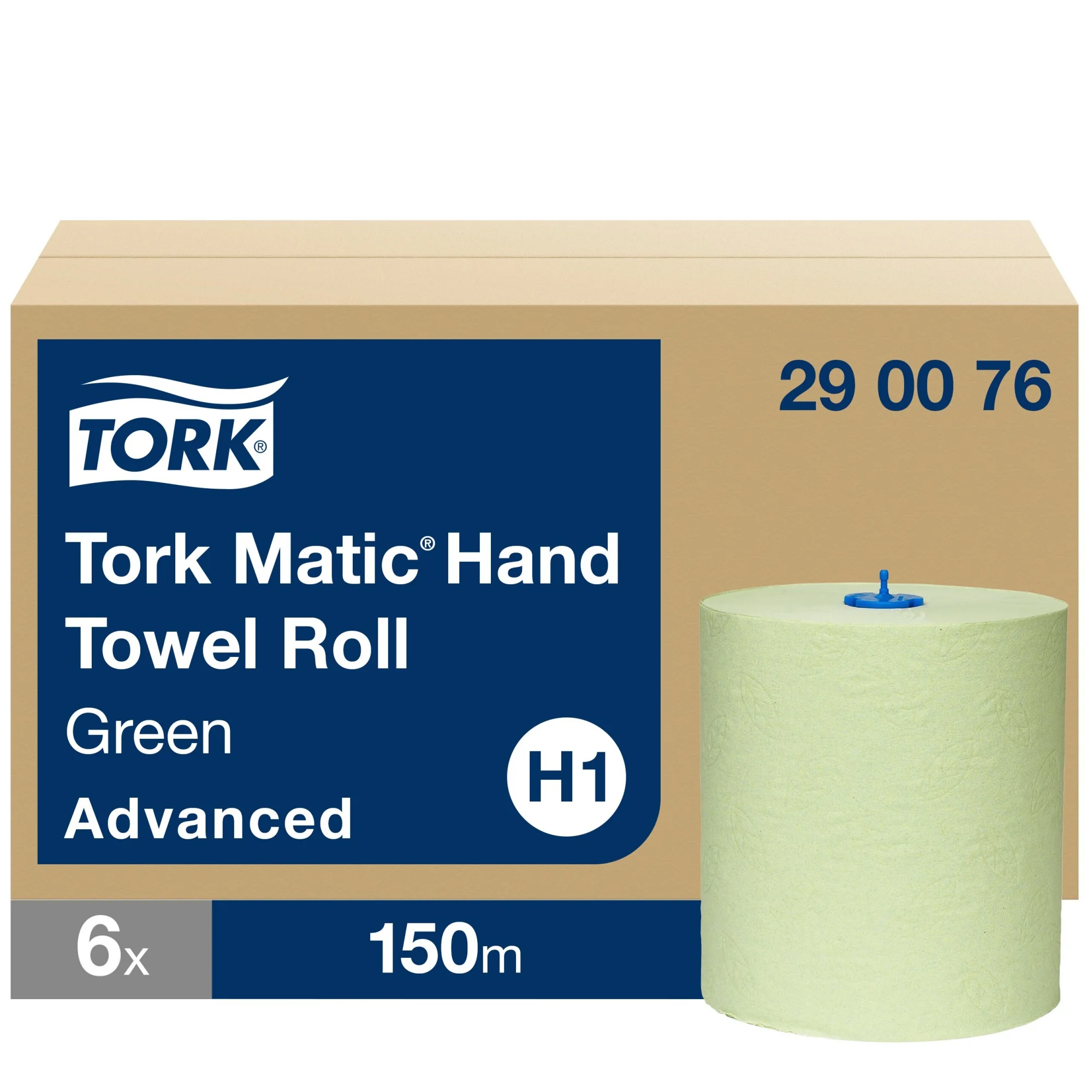 TORK Matic Handtuchrolle, 2-lagig, grün, 150 m (EAN: 7310791195483)