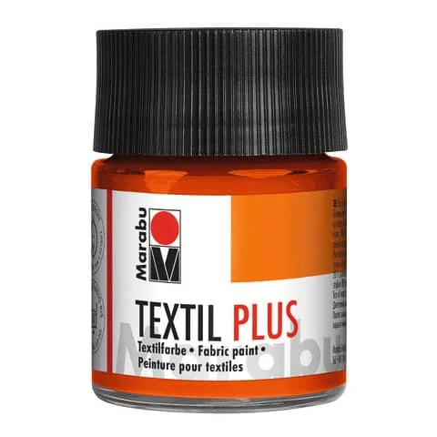 Marabu Stoffmalfarbe Textil plus, 50 ml, rotorange 023 (EAN: 4007751055637)