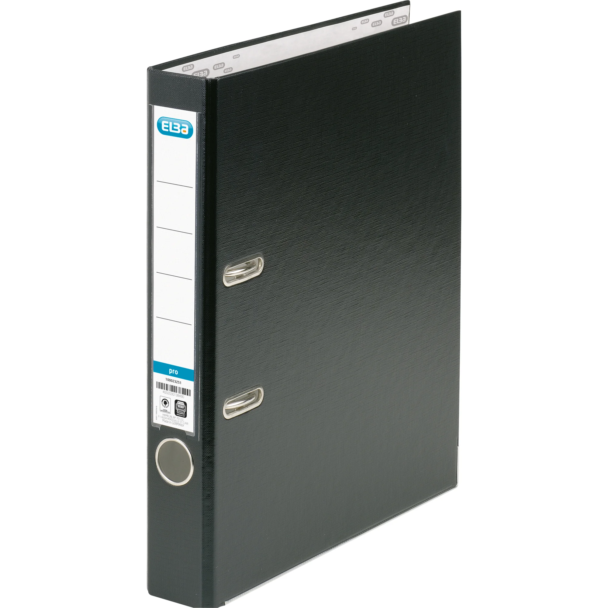 ELBA Ordner smart Pro, Rückenbreite: 50 mm, schwarz (EAN: 4002030138643)