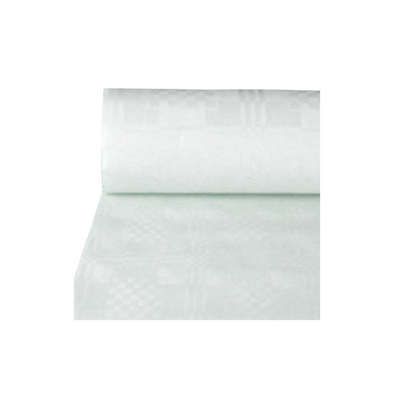 PAPSTAR Damast-Tischdecke, (B)1,0 x (L)100 m, weiß (EAN: 4002911125496)