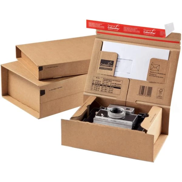 ColomPac Paket-Versandkarton "POST", Größe: L, braun (EAN: 4033657670605)