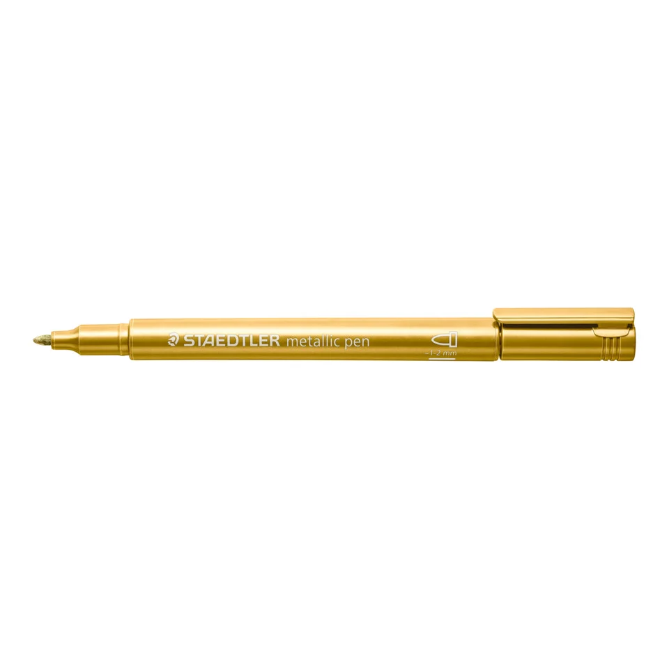 STAEDTLER Permanent-Marker Metallic, Rundspitze, gold (EAN: 4007817832004)
