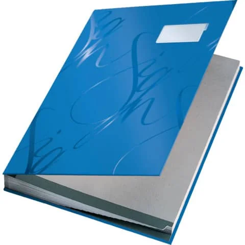 LEITZ Unterschriftenmappe Design, 18 Fächer, blau (EAN: 4002432399079)