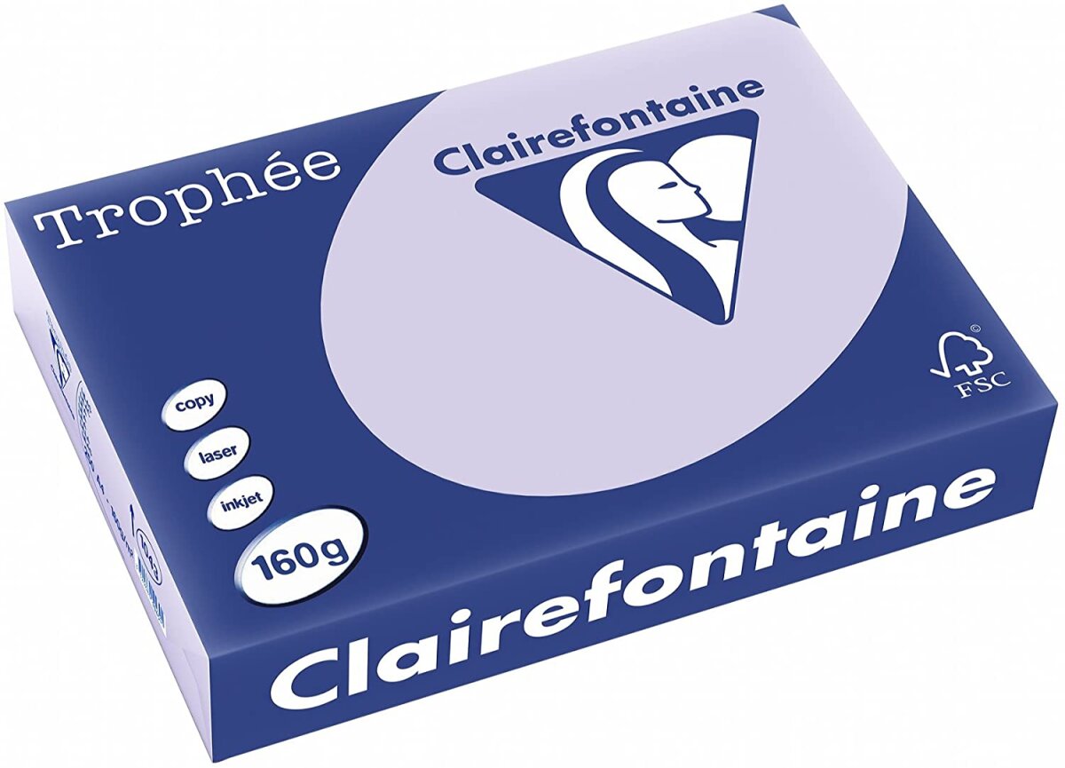 Clairefontaine Multifunktionspapier Trophée, A4, lila (EAN: 3329680104301)