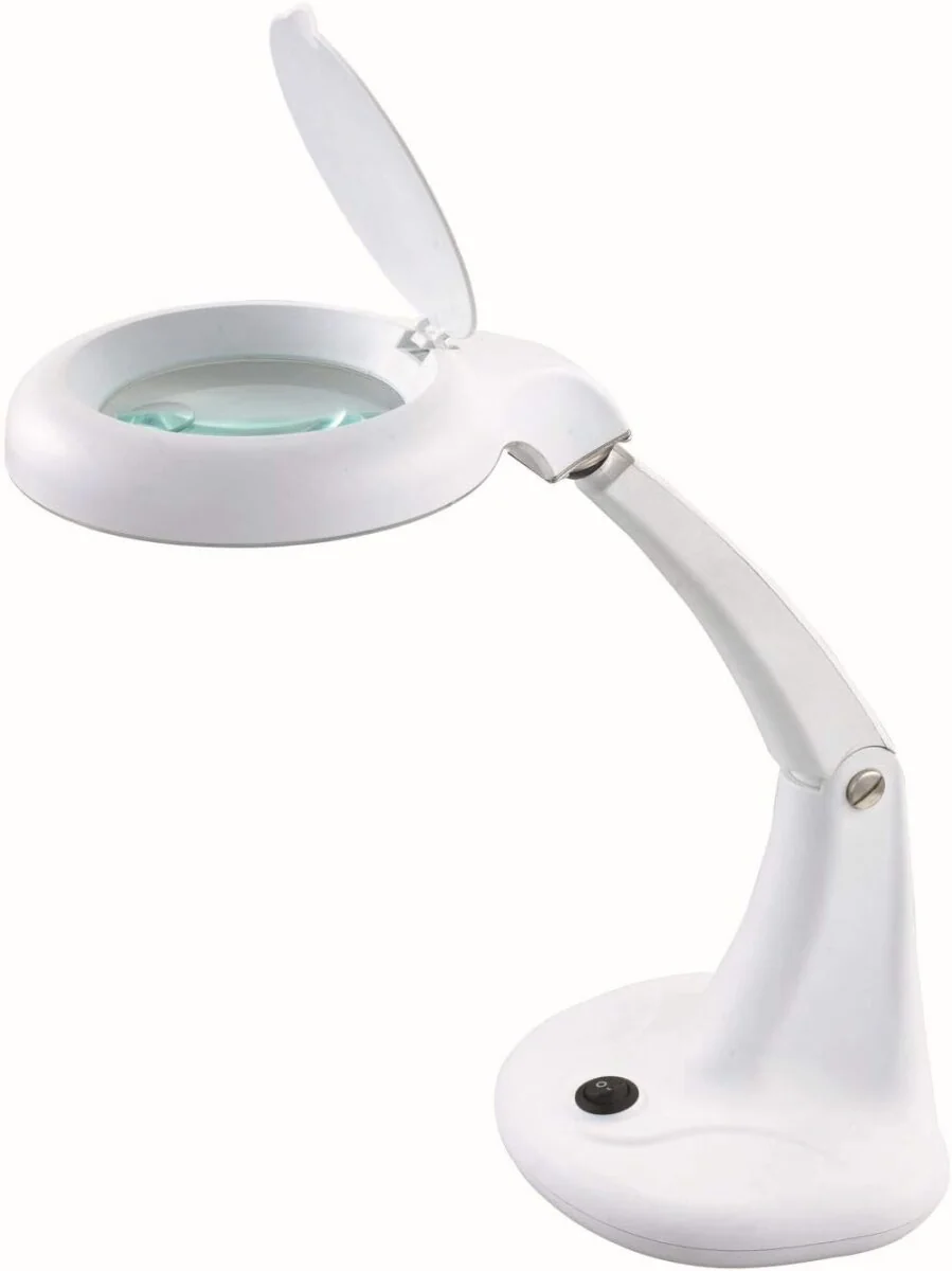 UNiLUX LED-Lupenleuchte MINI ZOOM, mit 2 Linsen, weiß (EAN: 3595560027699)