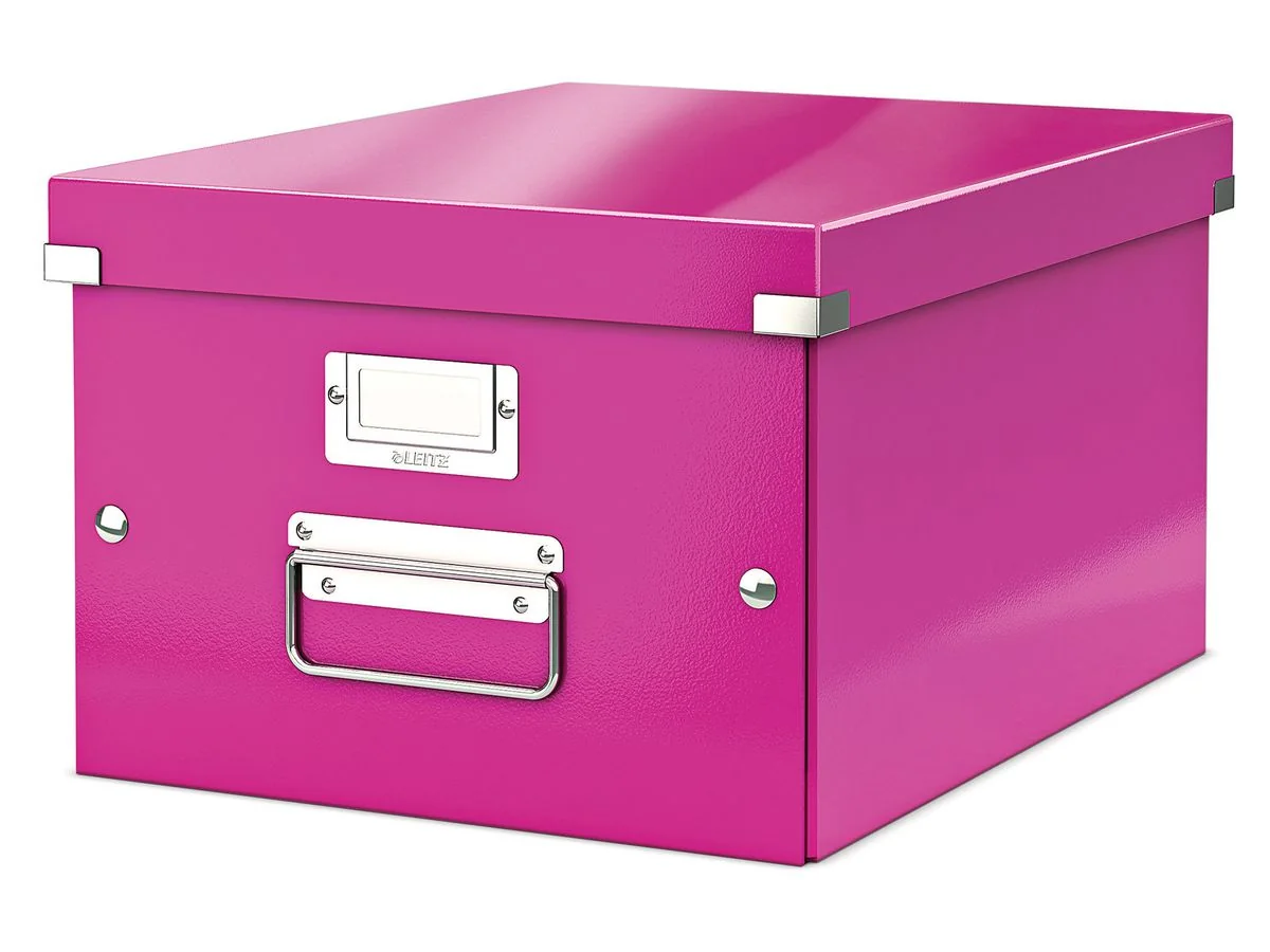 LEITZ Ablagebox Click & Store WOW, DIN A4, pink (EAN: 4002432398126)