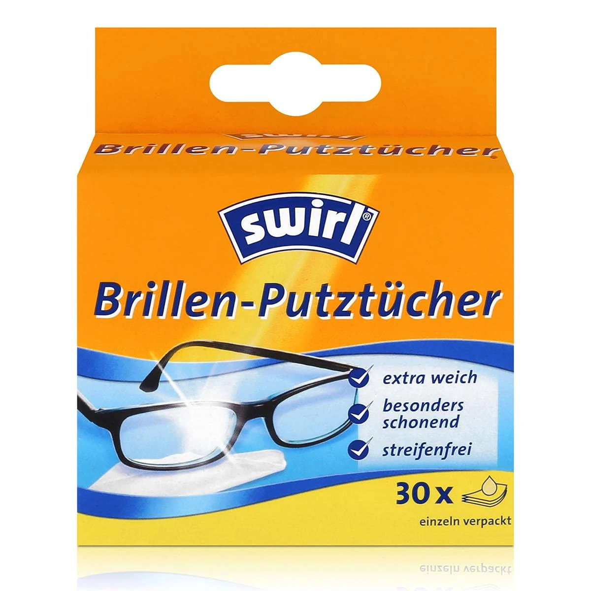 swirl Brillen-Putztücher, 30er Großpackung (EAN: 4006508177325)