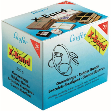 Läufer X-Band im Karton - 500 g, 100 x 11 mm, bunt sortiert (EAN: 4006677590826)