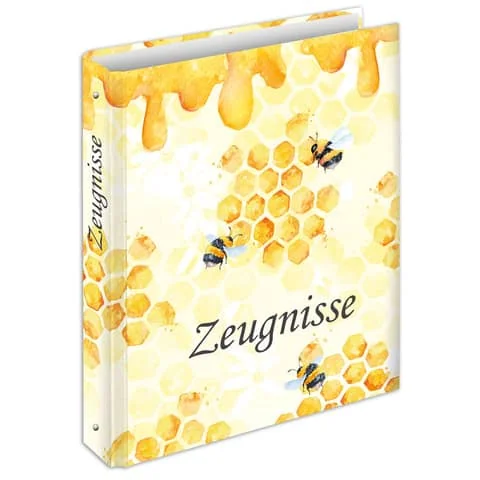 RNK Verlag Zeugnisringbuch "Honey", DIN A4 (EAN: 4002871468190)