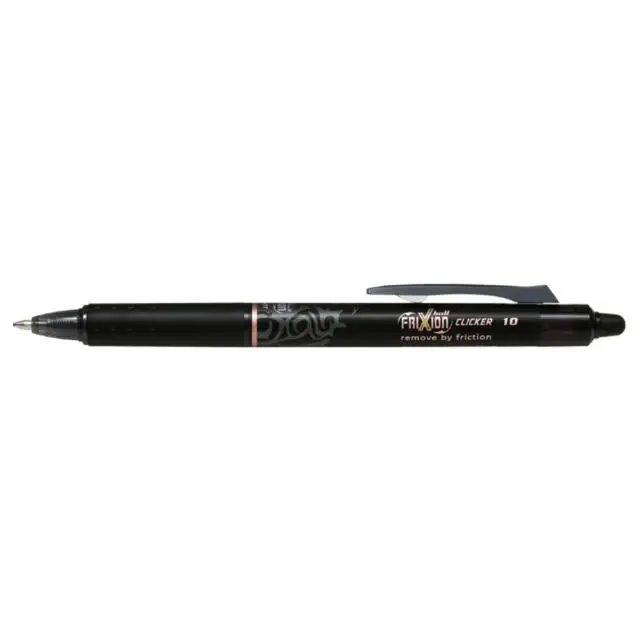 PILOT Tintenroller FRIXION BALL CLICKER 10, schwarz (EAN: 4902505551178)