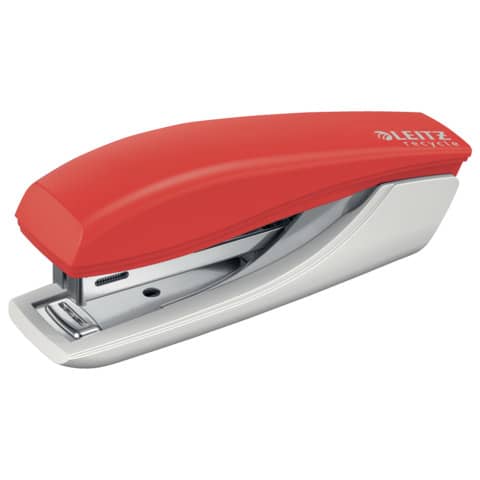 LEITZ Mini-Heftgerät NeXXt Recycle, rot (EAN: 4002432135394)