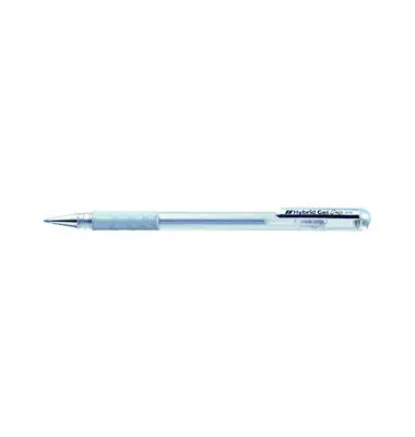 Pentel Gel-Tintenroller Hybrid Gel Grip Met. K118, silber (EAN: 3474377923113)
