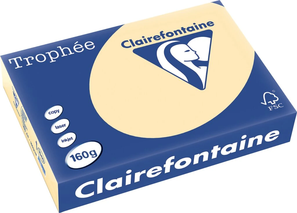 Clairefontaine Multifunktionspapier Trophée, A4, chamois (EAN: 3329680104004)