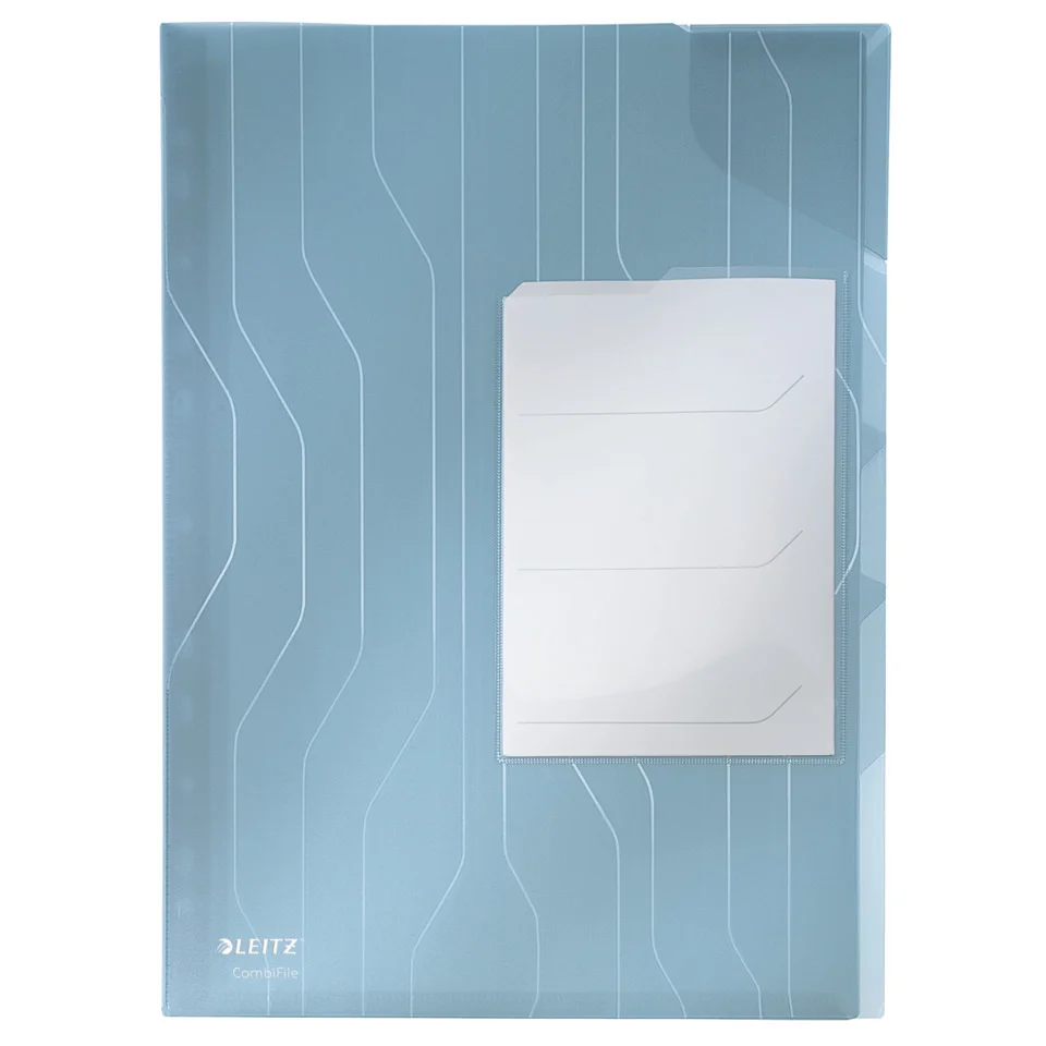 LEITZ Organisations-Hülle CombiFile, A4, PP, blau, 0,20 mm (EAN: 4002432371099)