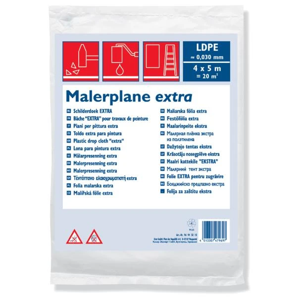 WESTEX Bauplane, LDPE, 30 my, transluzent, 4 x 5 m (EAN: 4013307479697)