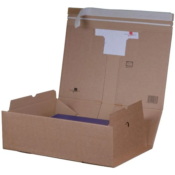 SMARTBOXPRO Paket-Versandkarton PACK BOX, DIN A4+, braun (EAN: 4250414107550)