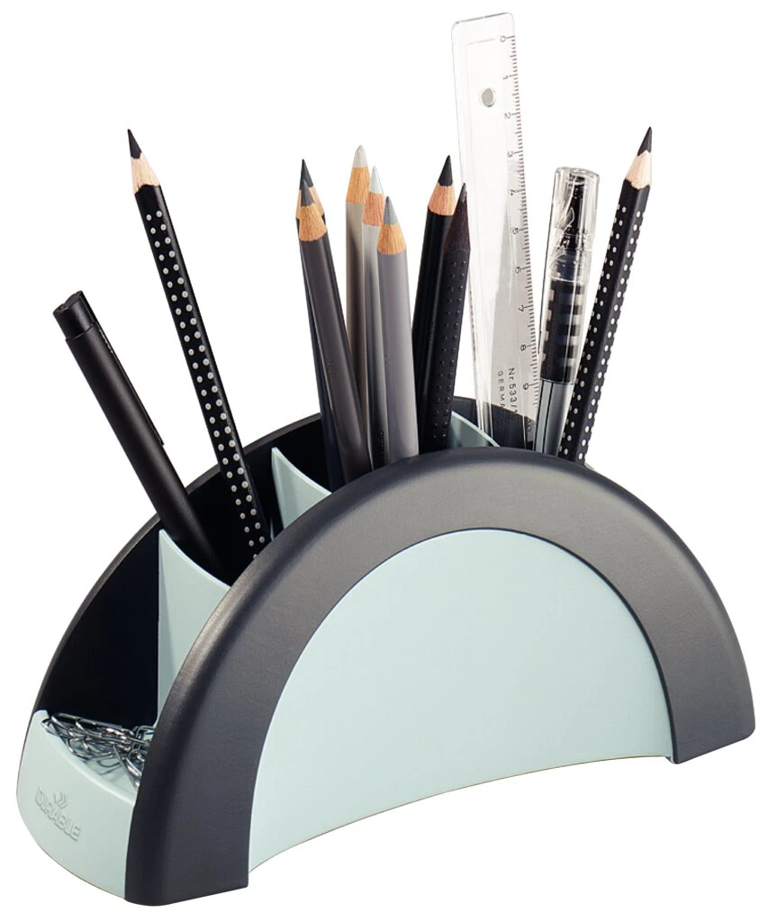 DURABLE Multiköcher PEN HOLDER VEGAS, schwarz/silber (EAN: 4005546700588)
