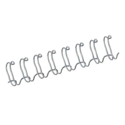Fellowes Drahtbinderücken, DIN A4, 34 Ringe, 12 mm, silber (EAN: 0077511544538)