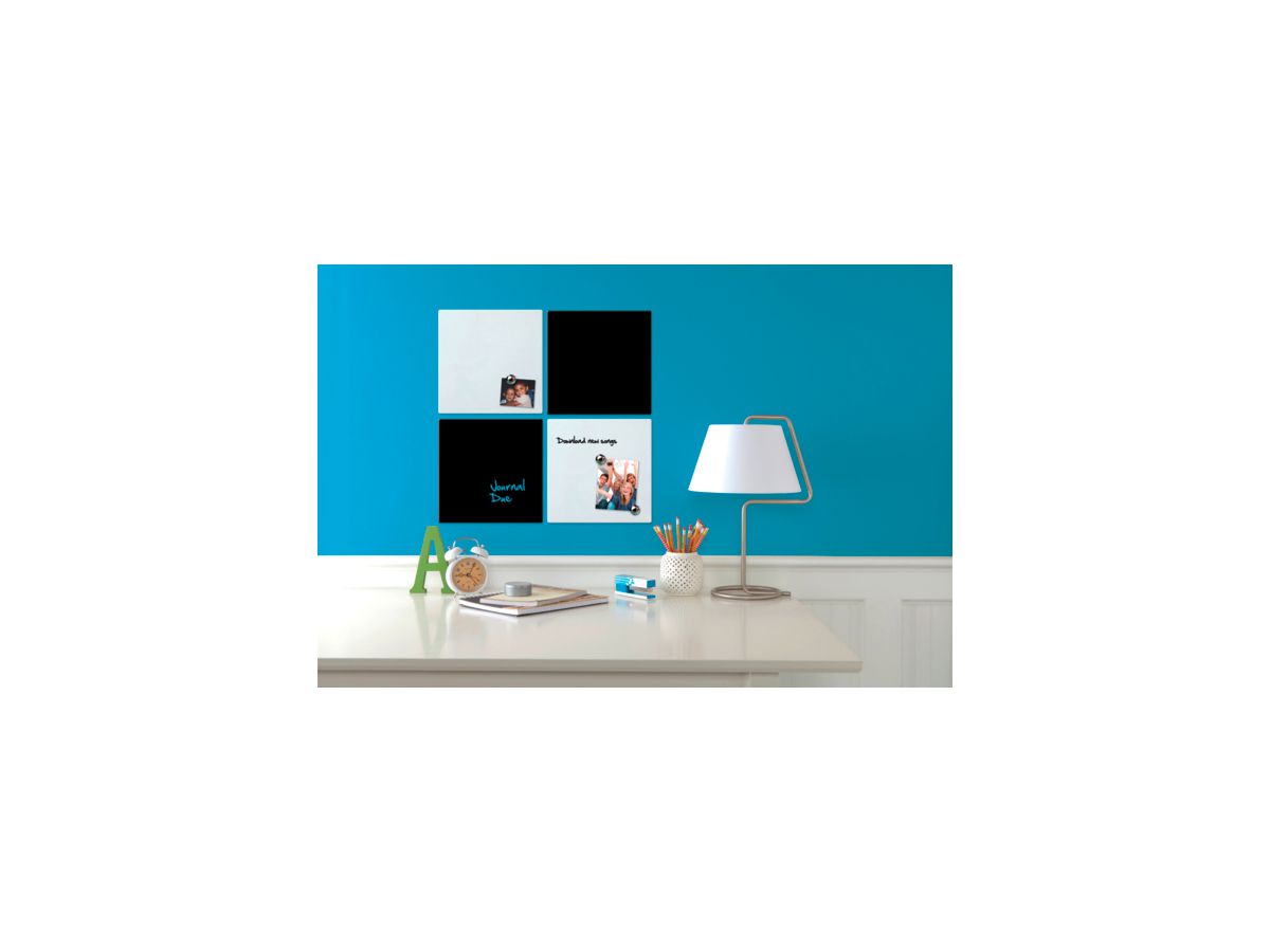 nobo Weißwandtafel, quadratisch, (B)360 x (H)360 mm, schwarz (EAN: 5028252346757)