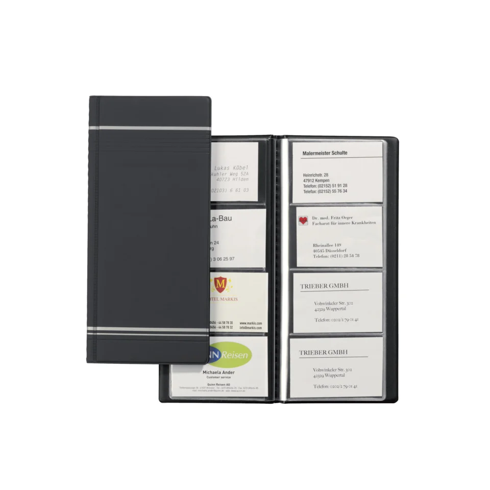 DURABLE Visitenkarten-Album VISIFIX, matte Folie, anthrazit (EAN: 4005546801865)