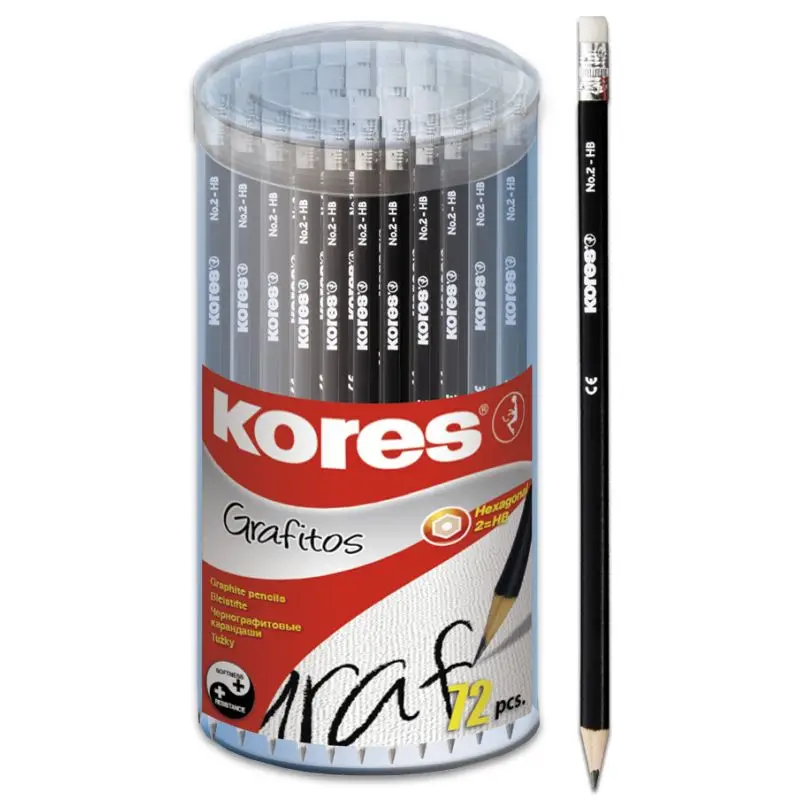 Kores Bleistift "GRAFITOS", Härtegrad: HB, dreieckig (EAN: 9023800923721)