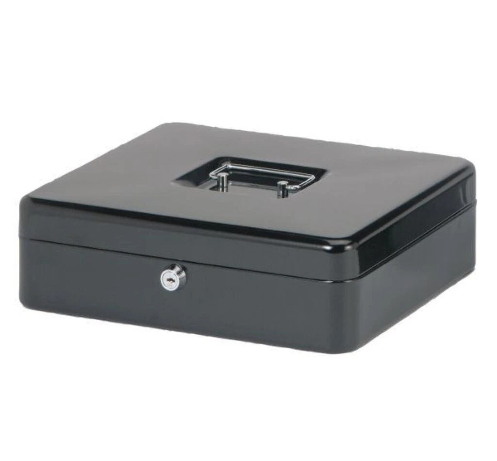 MAUL Geldkassette, schwarz, Maße: (B)300 x (T)245 x (H)90 mm (EAN: 4002390004930)