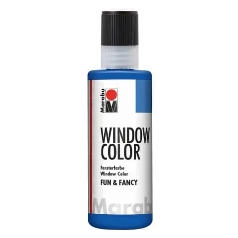 Marabu Window Color "fun & fancy", 80 ml, ultramarinblau (EAN: 4007751068224)