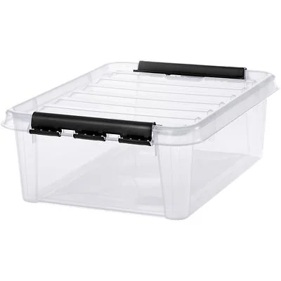 smartstore Aufbewahrungsbox CLASSIC 20 L, Clips: schwarz, transparent (EAN: 7332462013377)