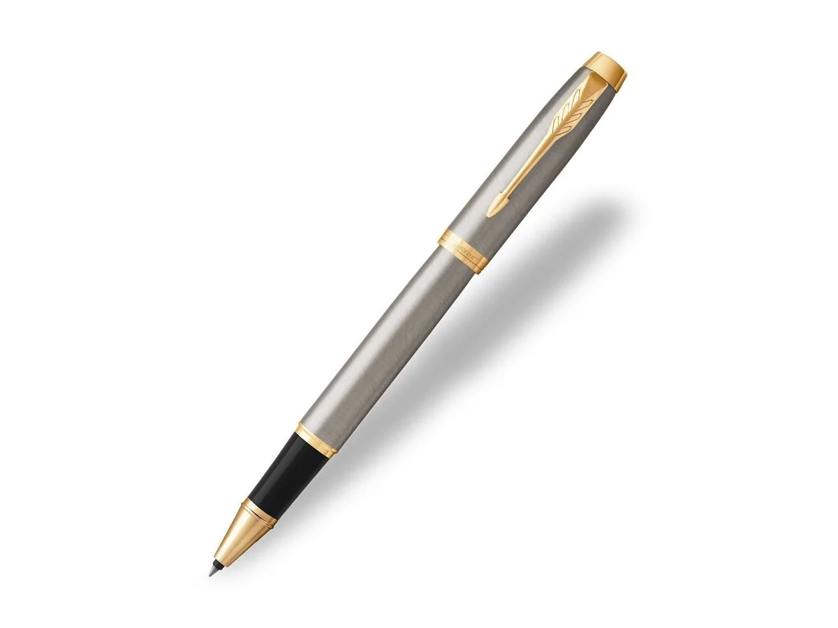 PARKER Tintenroller IM Brushed Metal G.C., schwarz (EAN: 3501179316635)