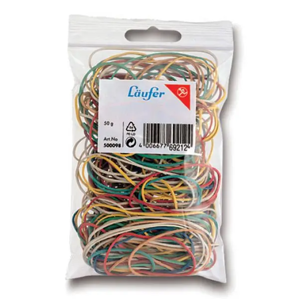 Läufer Gummiringe RONDELLA im Beutel, sortiert, 50 g (EAN: 4006677692124)