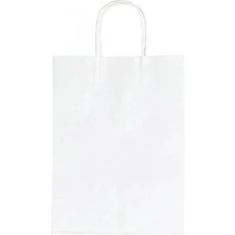 folia Papier-Tragetasche, 240 x 120 x 310 mm, weiß (EAN: 4001868022407)