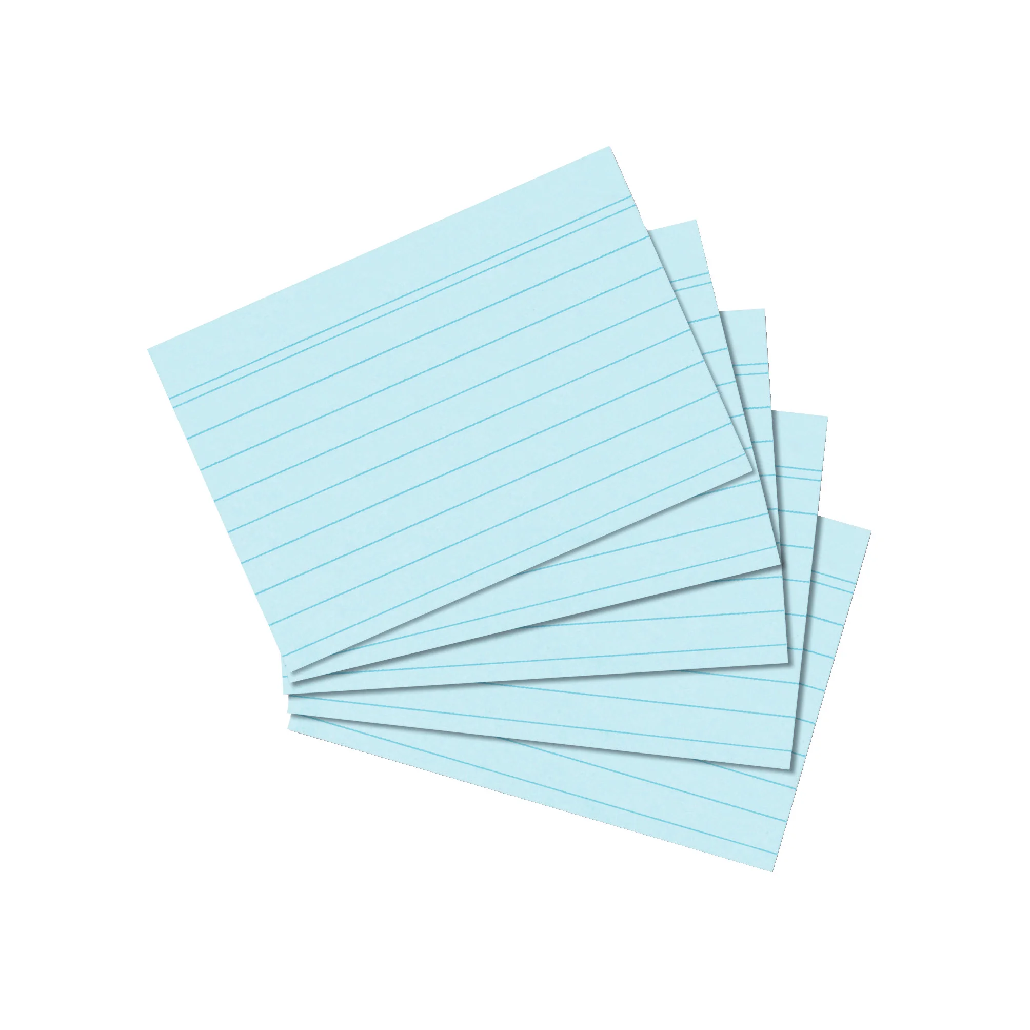herlitz Karteikarten, DIN A7, liniert, blau (EAN: 4008110309248)