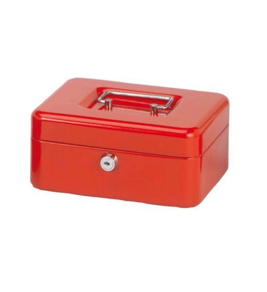 MAUL Geldkassette, rot, Maße: (B)200 x (T)170 x (H)90 mm (EAN: 4002390037679)