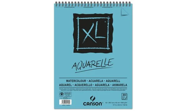 CANSON Skizzen- und Studienblock XL Aquarelle, DIN A3 (EAN: 3148950074980)