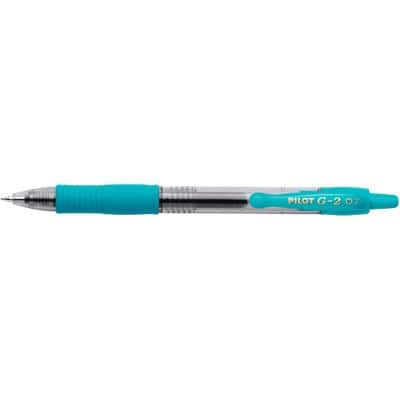 PILOT Gelschreiber G-2 PLUS medium, türkis (EAN: 4902505275838)