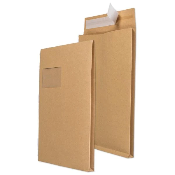 MAILmedia Faltenversandtasche C4, mit Fenster, weiß (EAN: 4018529007840)