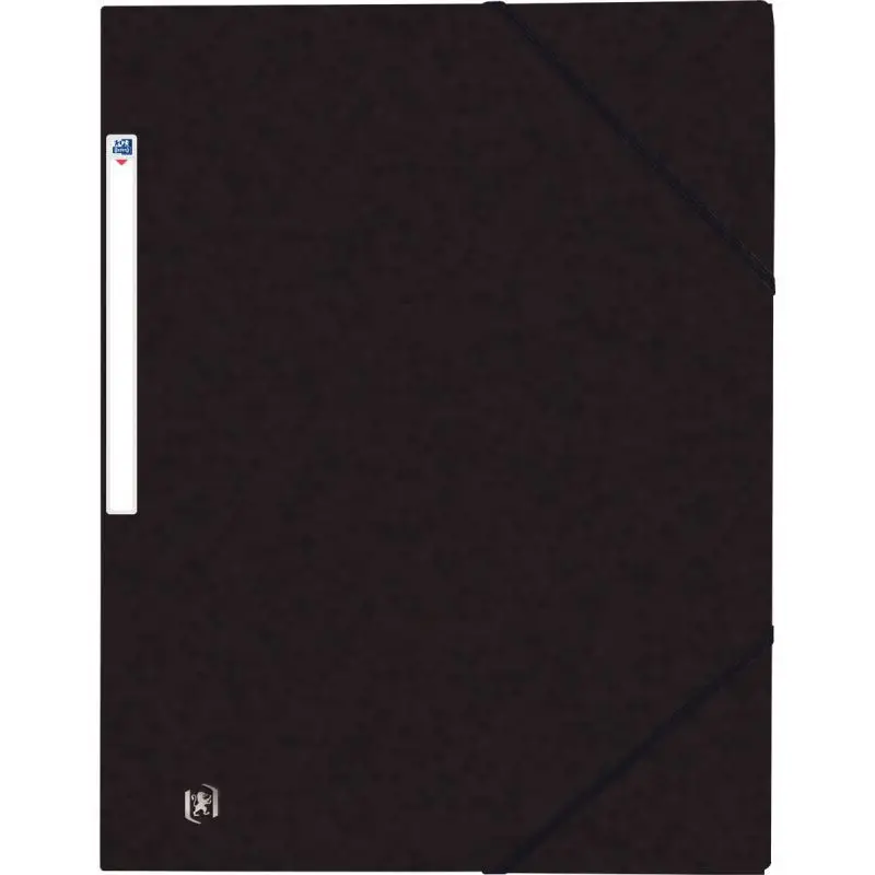 Oxford Eckspannermappe Top File+, DIN A4, schwarz (EAN: 3045058208685)