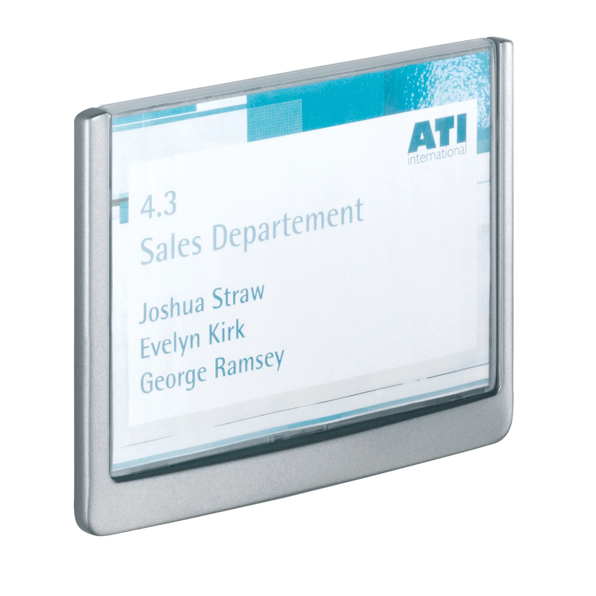 DURABLE Türschild CLICK SIGN, (B)149 x (H)105,5 mm, graphit (EAN: 4005546404660)